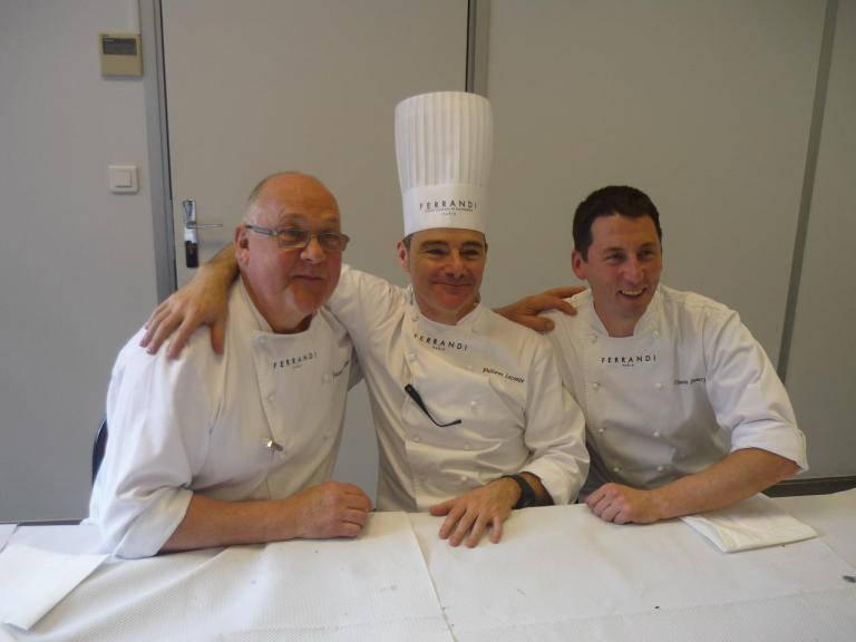 Nos Chefs Jacques, Philippe et Vincent