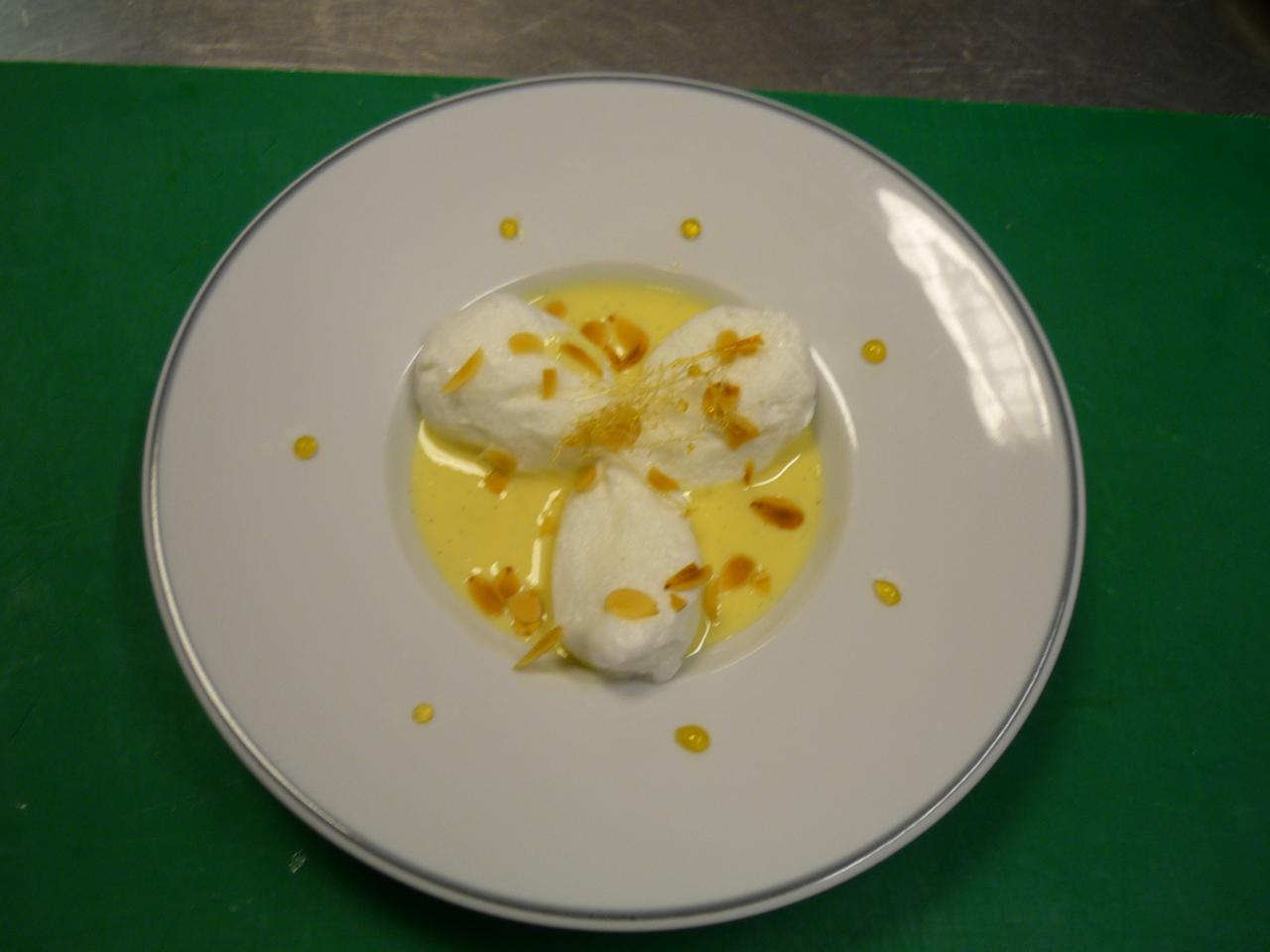 oeuf à la neige