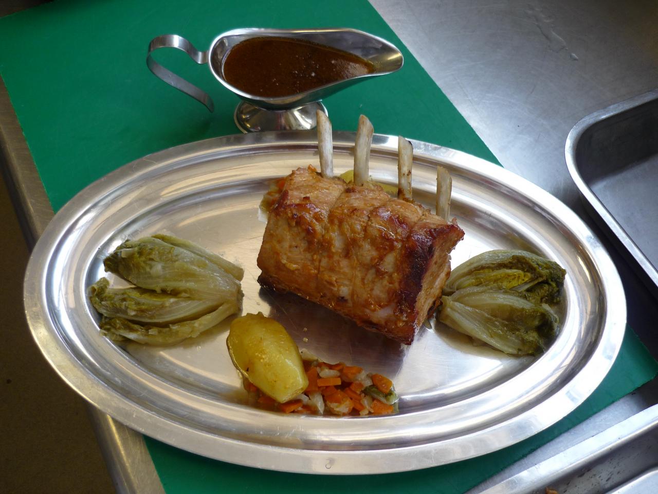 Plat carré Porc
