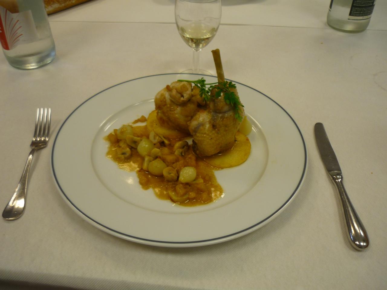 Poulet sauté vallée d'Auge