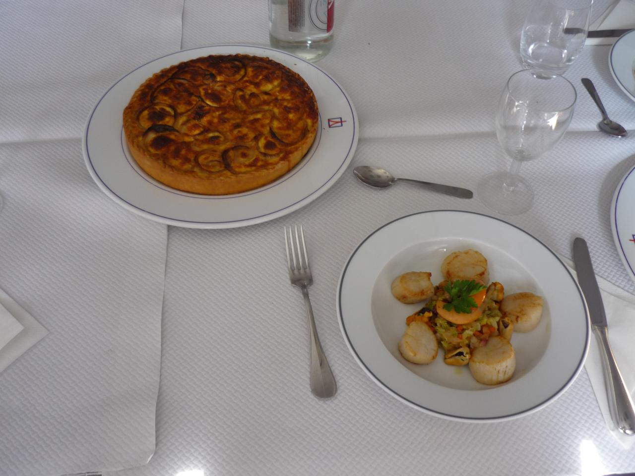 Tarte et St Jacques