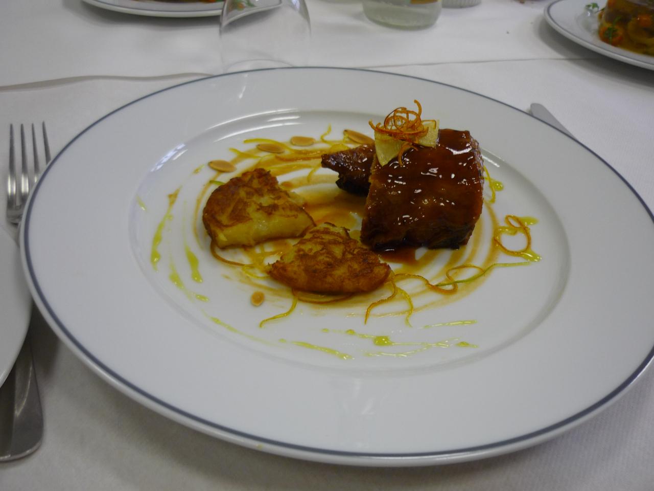 Travers de porc laqué au gingembre